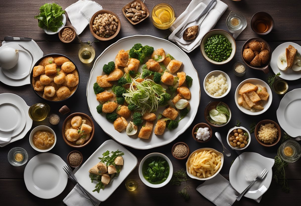 Uma tabela com 10 pratos tradicionais e dicas culinárias para pessoas acima de 50 anos